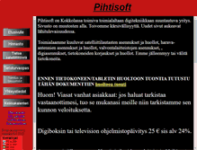 Tablet Screenshot of pihtisoft.fi