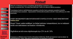 Desktop Screenshot of parikkala.pihtisoft.fi